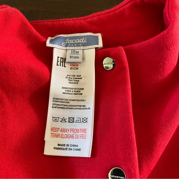 Jacadi Paris Girl Fleece Cardigan - Picture 9 of 9